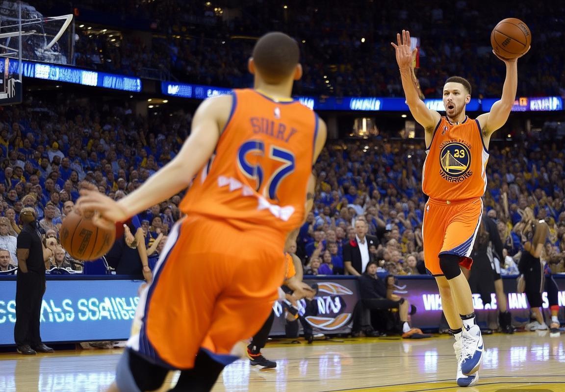 2015年NBA焦点战：勇士击败魔术，库里汤普森闪耀对决(图2)